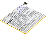 Battery For Asus Memo Pad 8, Me181c, Me581cl 3.8v, 3500mah - 13.30wh Tablet Cameron Sino Technology Limited   