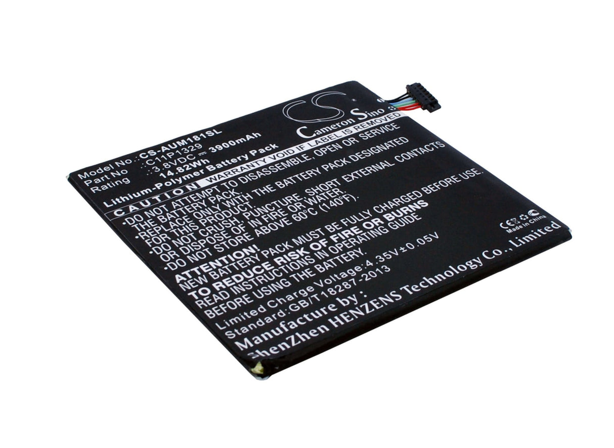 Battery For Asus Memo Pad 8, Me181c, Me581cl 3.8v, 3900mah - 14.82wh Tablet Cameron Sino Technology Limited   