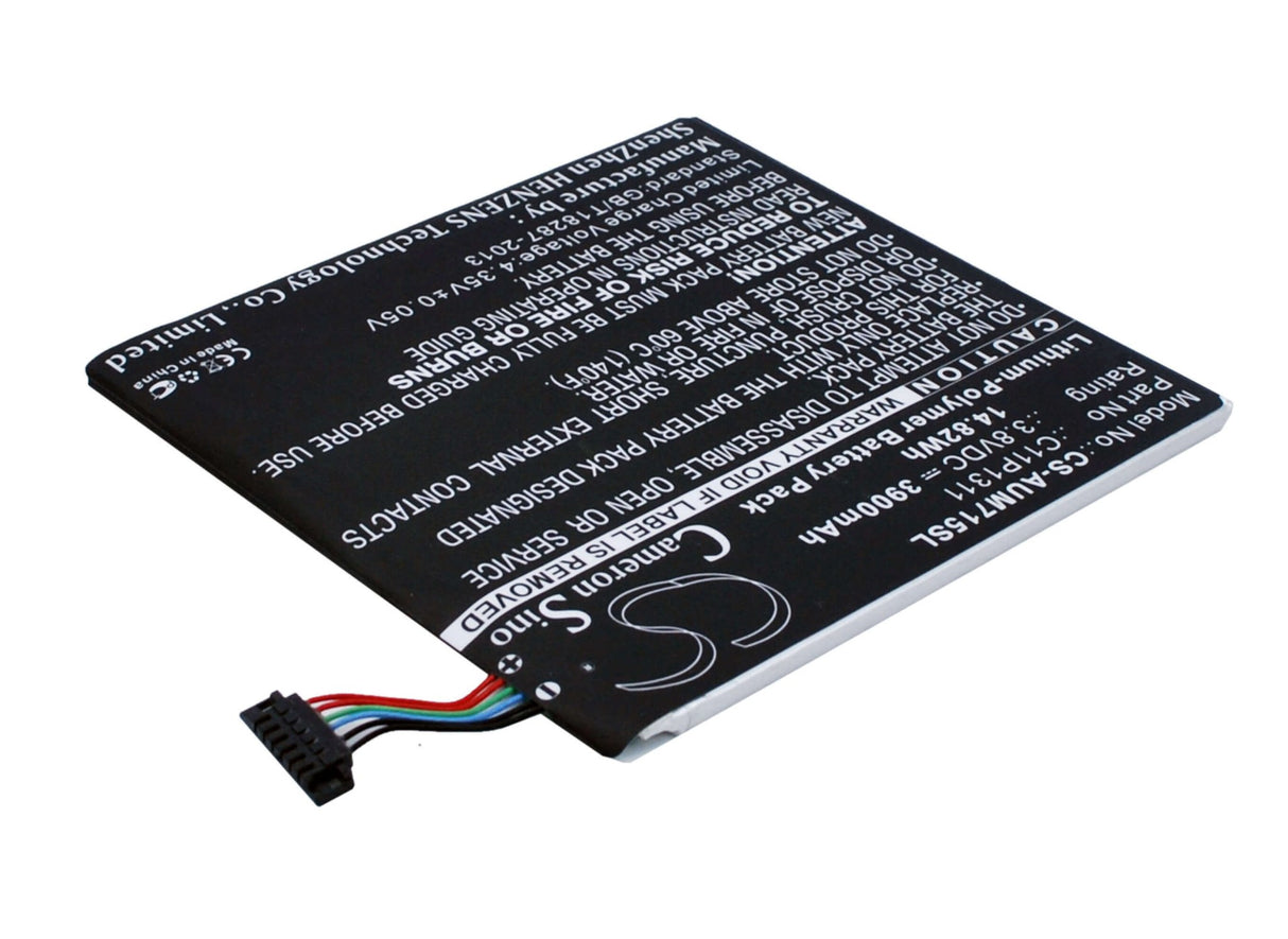 Battery For Asus Memo Pad Hd 7, Me715, Me175kg 3.8v, 3900mah - 14.82wh Tablet Cameron Sino Technology Limited   