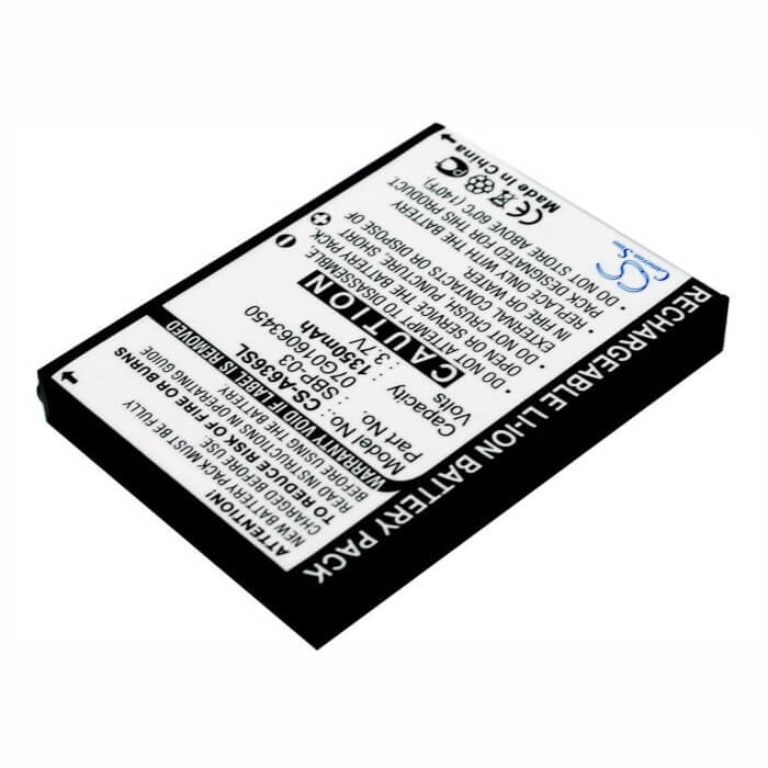 Battery For Asus, Mypal A630, Mypal A632, Mypal A632n 3.7v, 1350mah - 5.00wh GPS, Navigator Cameron Sino Technology Limited   