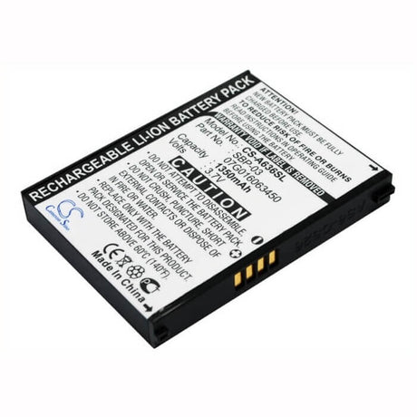 Battery For Asus, Mypal A630, Mypal A632, Mypal A632n 3.7v, 1350mah - 5.00wh GPS, Navigator Cameron Sino Technology Limited   