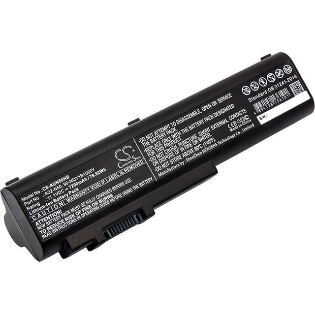 Battery For Asus, N50, N50a, N50e 11.1v, 7200mah - 79.92wh Notebook, Laptop Cameron Sino Technology Limited   