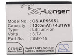 Battery For Asus P565 3.7v, 1300mah - 4.81wh Batteries for Electronics Cameron Sino Technology Limited (Suspended)   