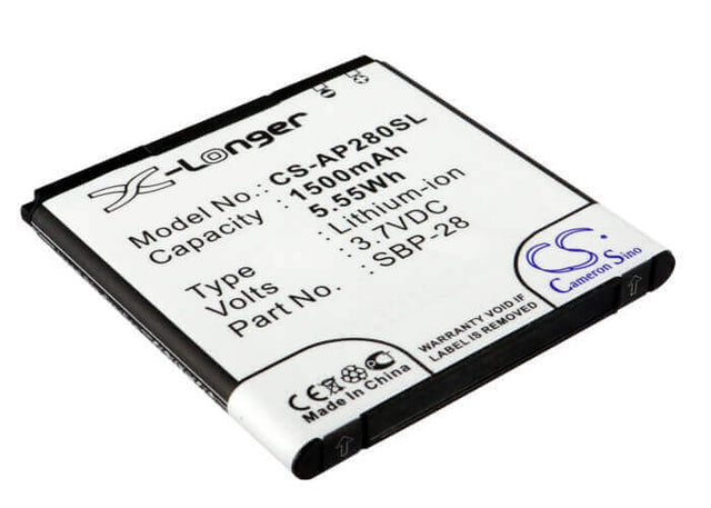 Battery For Asus Padfone, A66, T20 3.7v, 1500mah - 5.55wh Mobile, SmartPhone Cameron Sino Technology Limited   