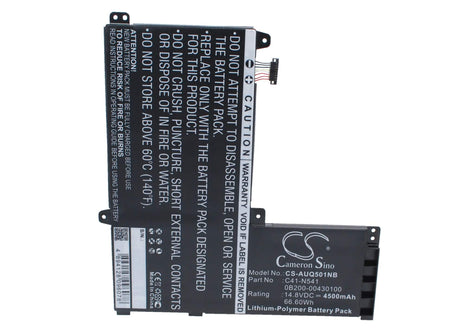 Battery For Asus, Q501l, Q501la, Q501la-bbi5t03 14.8v, 4500mah - 66.60wh Notebook, Laptop Cameron Sino Technology Limited   