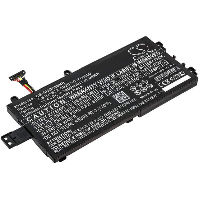 Battery For Asus, Q553u, Q553ub-bsi7t13 11.4v, 3600mah - 41.04wh Notebook, Laptop Cameron Sino Technology Limited   