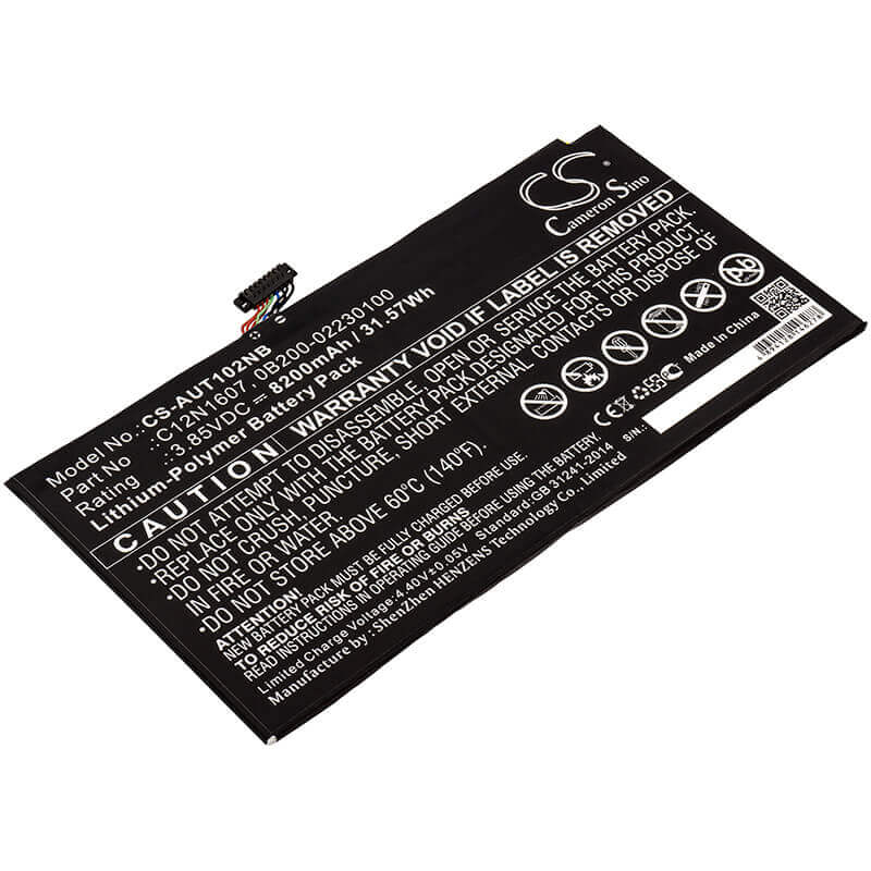 Battery For Asus, T102h, T102ha 3.85v, 8200mah - 31.57wh Notebook, Laptop Cameron Sino Technology Limited   