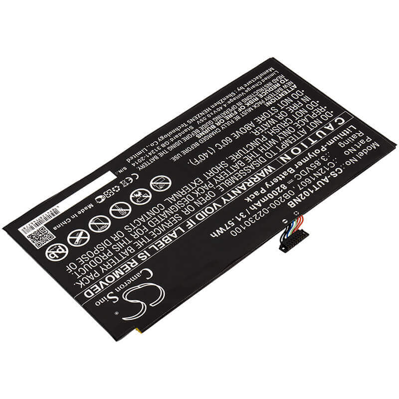 Battery For Asus, T102h, T102ha 3.85v, 8200mah - 31.57wh Notebook, Laptop Cameron Sino Technology Limited   