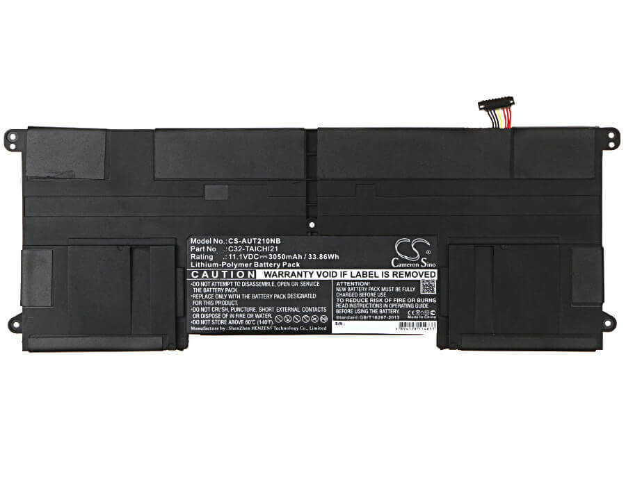 Battery For Asus Taichi 21, Taichi 21-dh51, Taichi 21-dh71 11.1v, 3050mah - 33.86wh Notebook, Laptop Cameron Sino Technology Limited   