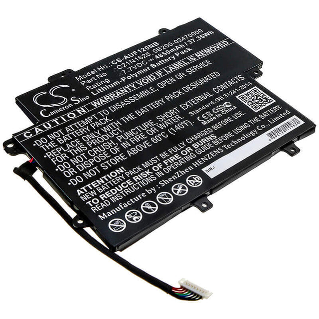 Battery For Asus, Tp203na, Tp203na-1e, Tp203na-1g 7.7v, 4850mah - 37.35wh Notebook, Laptop Cameron Sino Technology Limited   