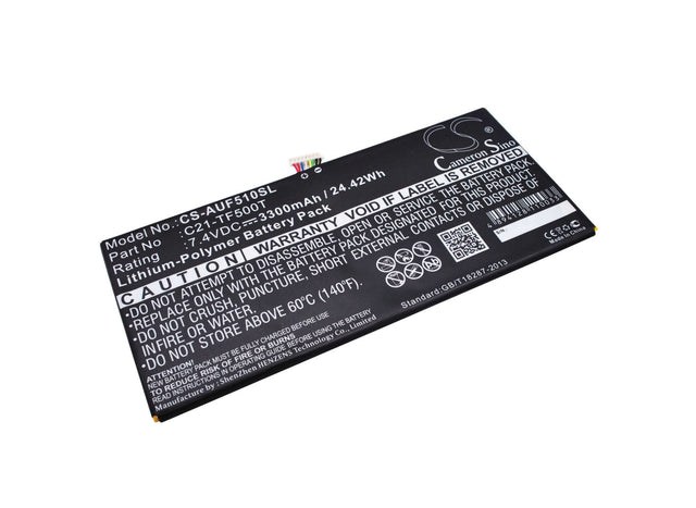 Battery For Asus Transformer Pad Tf500t 7.4v, 3300mah - 24.42wh Tablet Cameron Sino Technology Limited   