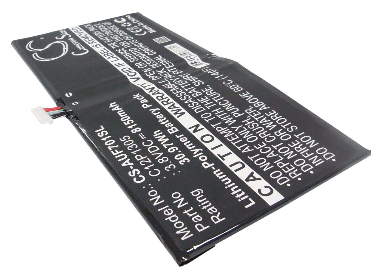 Battery For Asus Transformer Tf701t, K00c, Tf701t 3.8v, 8150mah - 30.97wh Tablet Cameron Sino Technology Limited   