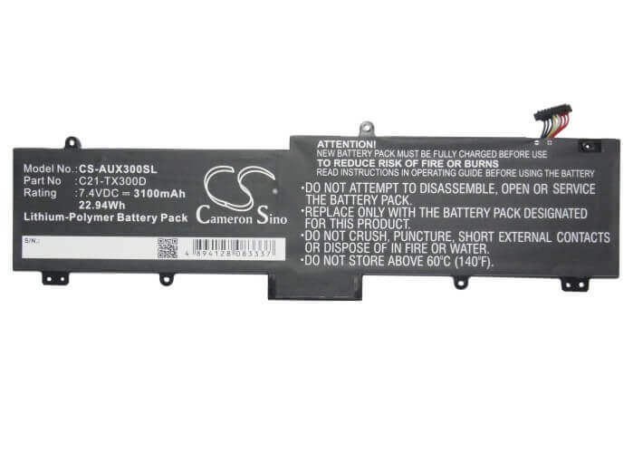 Battery For Asus Transformerbook Tx300ca, Tx300k3317ca, Tx300k3537ca 7.4v, 3100mah - 22.94wh Tablet Cameron Sino Technology Limited   