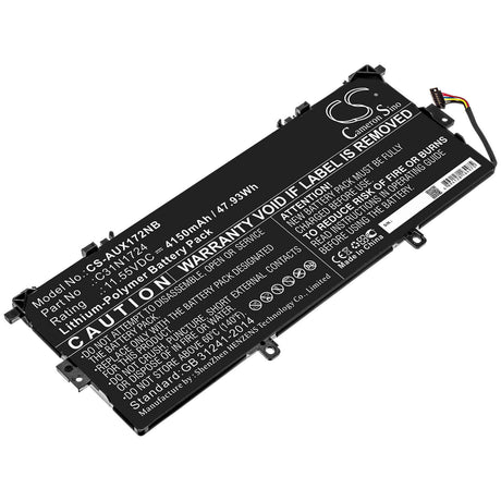 Battery For Asus, U3100fal, Ux331fal, Zenbook 13 Ux331fa-a3071t 11.55v, 4150mah - 47.93wh Notebook, Laptop Cameron Sino Technology Limited   