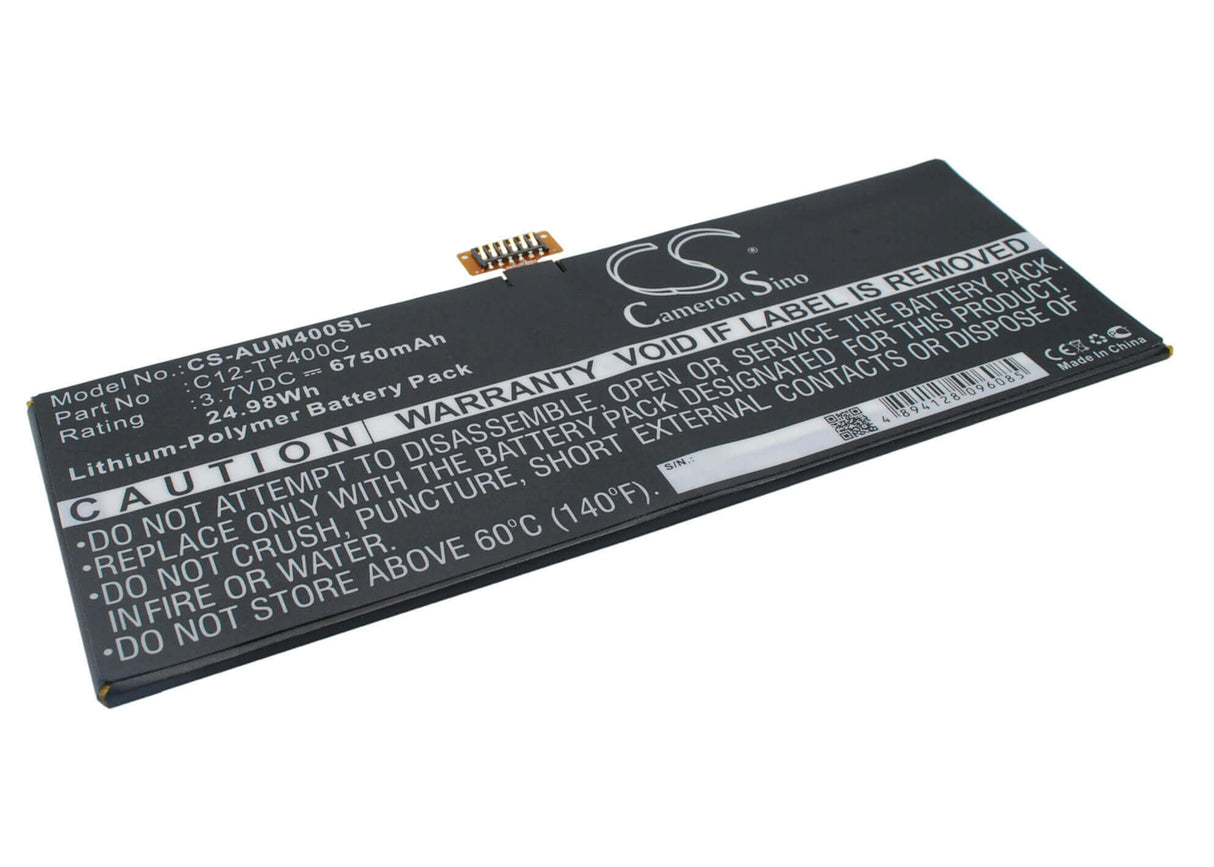 Battery For Asus Vivotab Smart Me400c 3.7v, 6750mah - 24.98wh Tablet Cameron Sino Technology Limited   