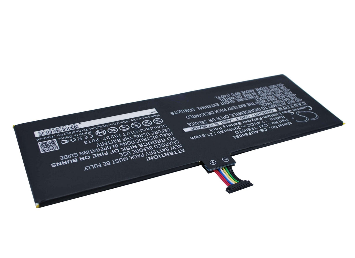 Battery For Asus Vivotab Tf600t 7.4v, 2950mah - 21.83wh Batteries for Electronics Cameron Sino Technology Limited   