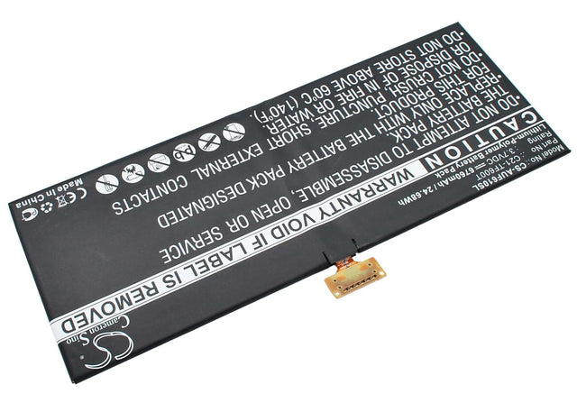 Battery For Asus Vivotab Tf600tl 3.7v, 6760mah - 25.01wh Tablet Cameron Sino Technology Limited   