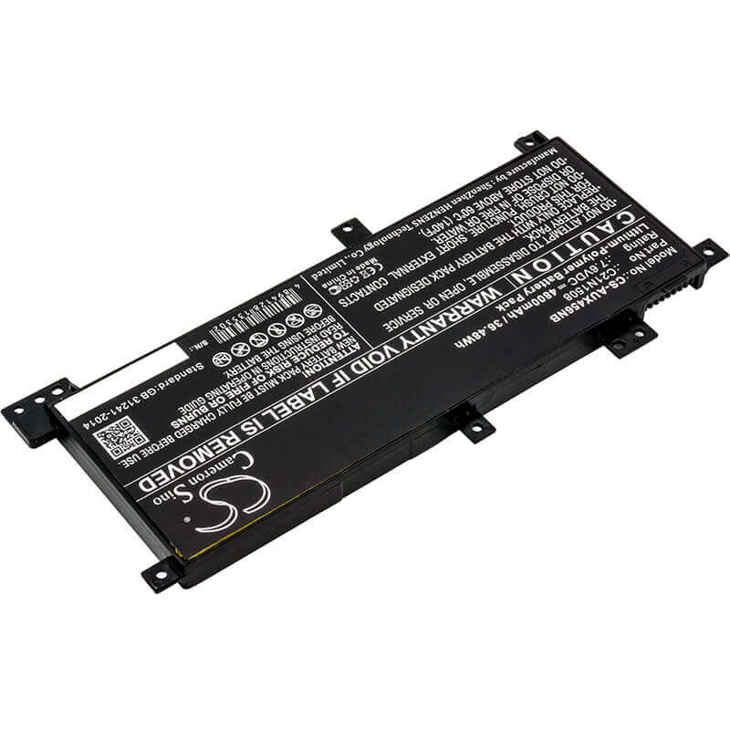 Battery For Asus X456, X456uj, X456uv 7.6v, 4800mah - 36.48wh Notebook, Laptop Cameron Sino Technology Limited   