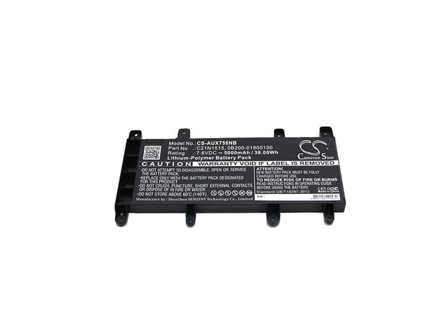 Battery For Asus, X756ua, X756ub, X756uf, X756uj, X756uq, X756uv, X756ux 7.6v, 5000mah - 38.00wh Notebook, Laptop Cameron Sino Technology Limited   