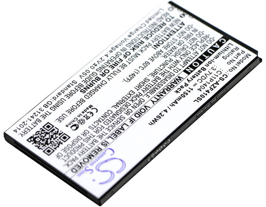 Battery For Asus, Zenfone 4 A400cg, Zenfone 4 Pf400cg 3.7v, 1150mah - 4.26wh Mobile, SmartPhone Cameron Sino Technology Limited   