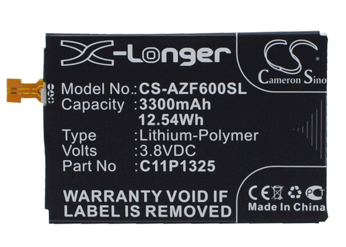 Battery For Asus Zenfone 6, A600, A600cg 3.8v, 3300mah - 12.54wh Mobile, SmartPhone Cameron Sino Technology Limited   