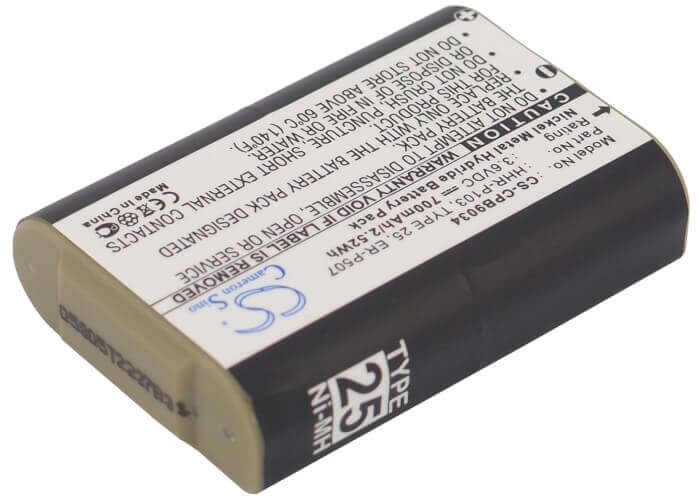 Battery For At&t, 102, 103, 249, 8058080000, 3.6v, 700mah - 2.52wh Cordless Phone Cameron Sino Technology Limited (Cordless Phone)   