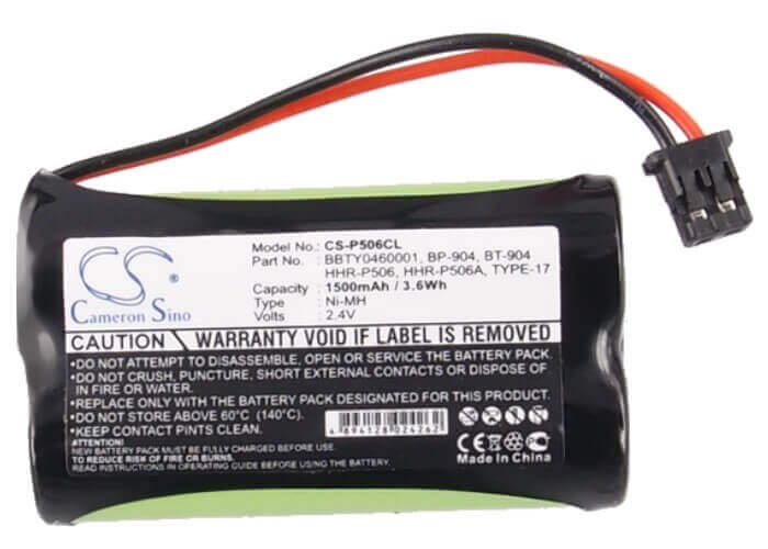 Battery For At&t, 17, 50 2.4v, 1500mah - 3.60wh Cordless Phone Cameron Sino Technology Limited (Cordless Phone)   