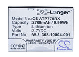 Battery For At&t Ac779s, Aircard 779s, Aircard 779s 4g 3.7v, 2700mah - 9.99wh Hotspot Cameron Sino Technology Limited   