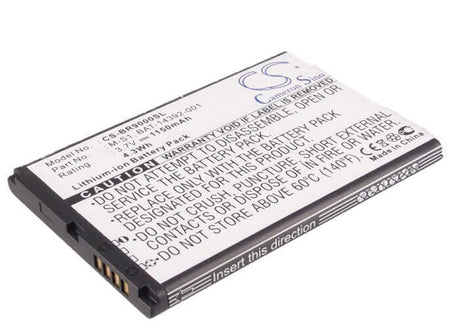 Battery For At&t Bold 3.7v, 1150mah - 4.26wh Mobile, SmartPhone Cameron Sino Technology Limited (Suspended)   