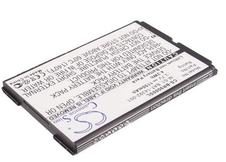 Battery For At&t Bold 3.7v, 1150mah - 4.26wh Mobile, SmartPhone Cameron Sino Technology Limited (Suspended)   