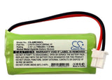 Battery For At&t, Bt166342, Bt-166342, Bt266342, Bt-266342, 2.4v, 700mah - 1.68wh BabyPhone Cameron Sino Technology Limited (Cordless Phone)   