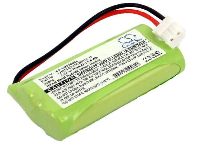 Battery For At&t, Bt166342, Bt-166342, Bt266342, Bt-266342, 2.4v, 700mah - 1.68wh BabyPhone Cameron Sino Technology Limited (Cordless Phone)   