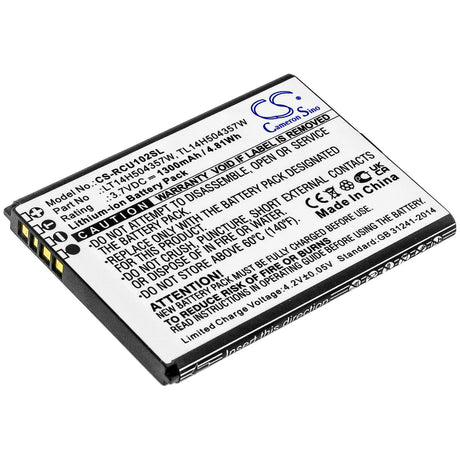 Battery For At&t, Flip Iv, U102aa, Cingular 3.85v, 1350mah - 5.20wh Batteries for Electronics Cameron Sino Technology Limited   