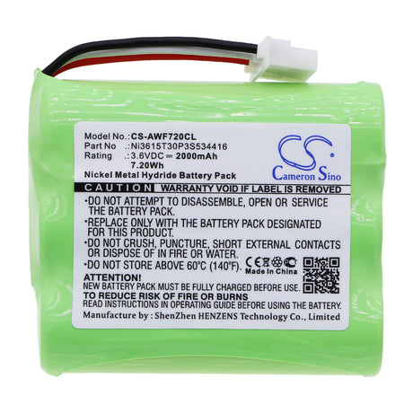 Battery For At&t, Ni3615t30p3s534416, Wf720 3.6v, 2000mah - 7.20wh Cordless Phone Cameron Sino Technology Limited (Cordless Phone)   