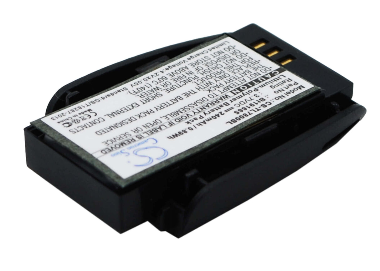 Battery For At&t Tl-7800, Tl-7810, Tl-7812 3.7v, 240mah - 0.89wh Wireless Headset Cameron Sino Technology Limited   