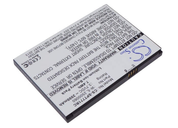 Battery For At&t Unite, Unite-344b, 3.7v, 2000mah - 7.40wh Hotspot Cameron Sino Technology Limited   