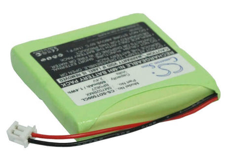 Battery For Audioline, Slim, Slim Dect 500, 2.4v, 600mah - 1.44wh Cordless Phone Cameron Sino Technology Limited (Cordless Phone)   