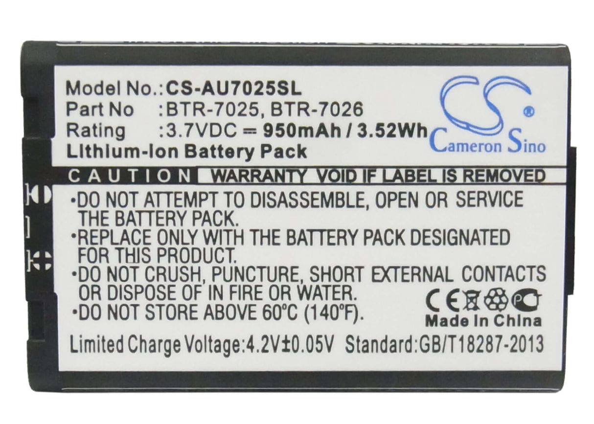 Battery For Audiovox, Cdm-120, Cdm-220, Cdm-7025 3.7v, 950mah - 3.52wh Mobile, SmartPhone Cameron Sino Technology Limited   