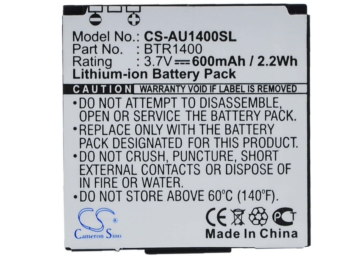 Battery For Audiovox Cdm-1400, Pcs-1400, Ppc-1400 3.7v, 600mah - 2.22wh Mobile, SmartPhone Cameron Sino Technology Limited   