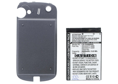 Battery For Audiovox Ppc6800, Ppc-6800 3.7v, 2600mah - 9.62wh Batteries for Electronics Cameron Sino Technology Limited   