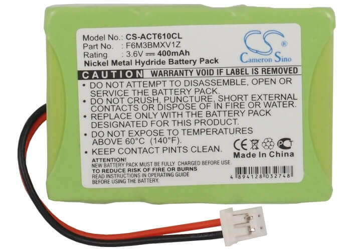 Battery For Auerswald, Comfort Dect 610 3.6v, 400mah - 1.44wh Cordless Phone Cameron Sino Technology Limited (Cordless Phone)   