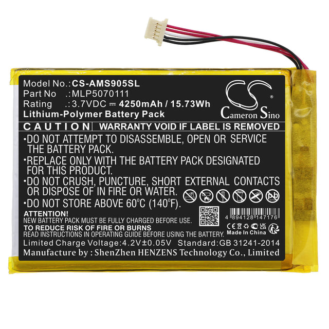 Battery For Autel, Ds808, Ds808k, Im508 3.7v, 4250mah - 15.73wh Diagnostic Scanner Cameron Sino Technology Limited   