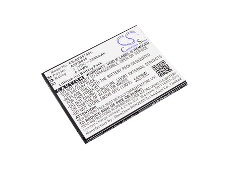 Battery For Avus A57 3.7v, 2200mah - 8.14wh Mobile, SmartPhone Cameron Sino Technology Limited   