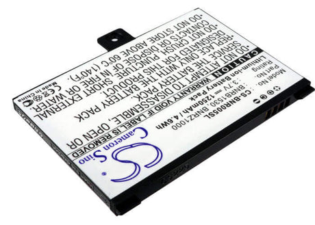 Battery For Barnes & Noble 005, Nook, Bnrz100 3.7v, 1250mah - 4.63wh E-book, E-reader Cameron Sino Technology Limited   