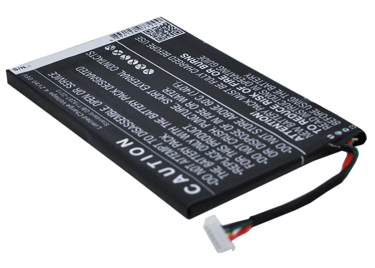 Battery For Barnes & Noble Nook Simple Touch, Bnrv300, Simple Touch 6 Inch 3.7v, 2150mah - 7.96wh E-book, E-reader Cameron Sino Technology Limited   