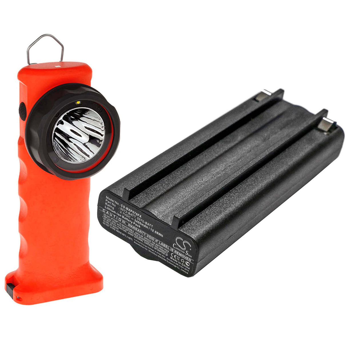 Battery For Bayco, Xpp-5570, Xpr-5572 3.7v, 3400mah - 12.58wh Flashlight Cameron Sino Technology Limited   