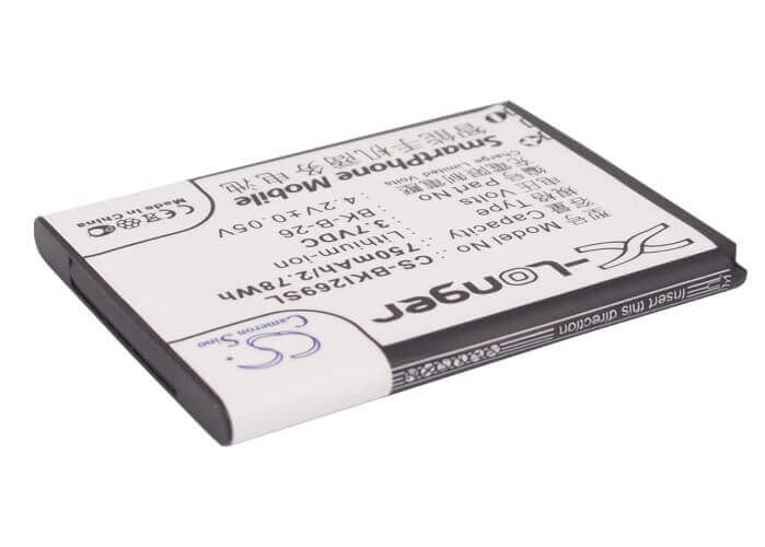 Battery For Bbk I269, I188 3.7v, 750mah - 2.78wh Batteries for Electronics Cameron Sino Technology Limited   