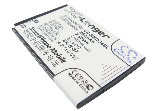 Battery For Bbk I536 3.7v, 800mah - 2.96wh Mobile, SmartPhone Cameron Sino Technology Limited   