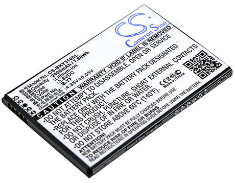 Battery For Bbk, Vivo Y31, Vivo Y31a, Vivo Y31l, Vivo, Y31, Y31a 3.8v, 2000mah - 7.60wh Batteries for Electronics Cameron Sino Technology Limited   