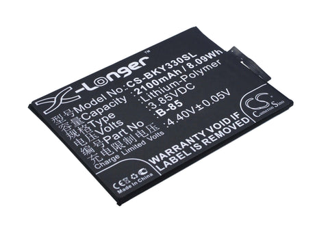 Battery For Bbk Vivo Y33 3.85v, 2100mah - 8.09wh Batteries for Electronics Cameron Sino Technology Limited   